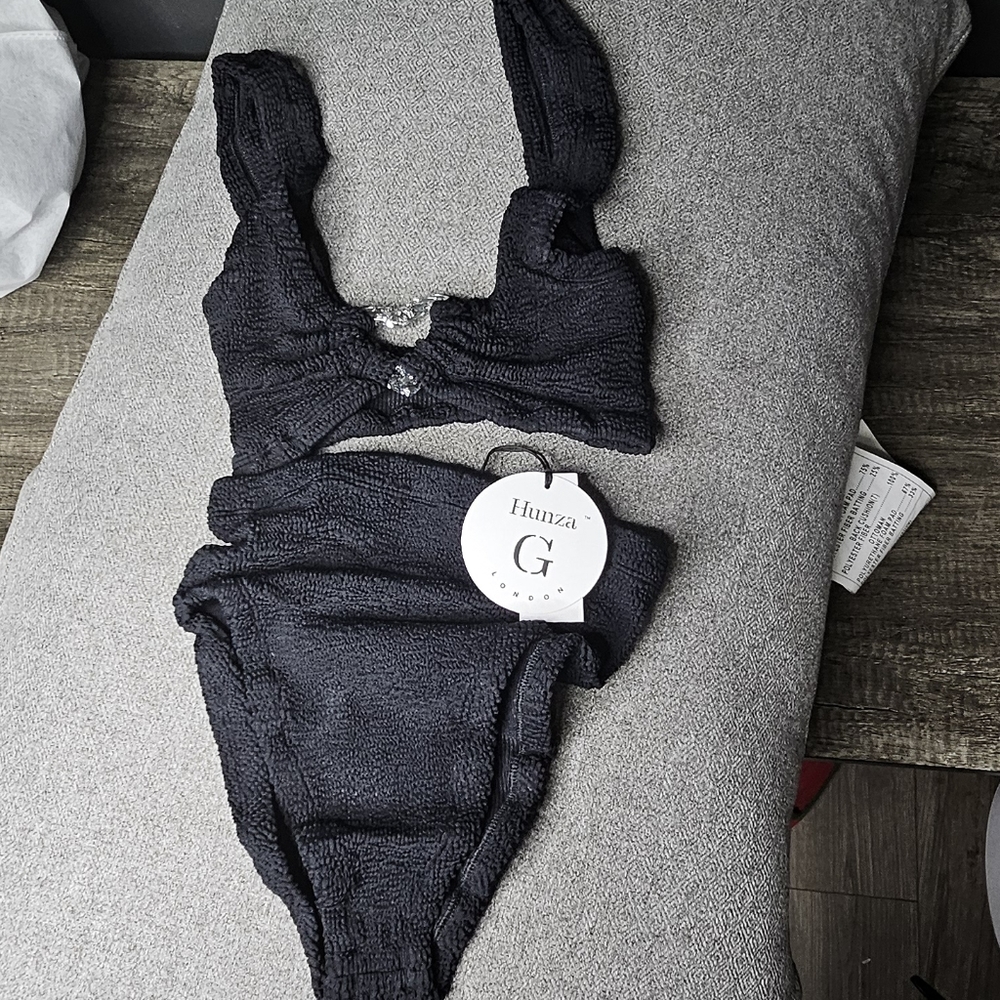 Hunza G Jessica seersucker bikini
